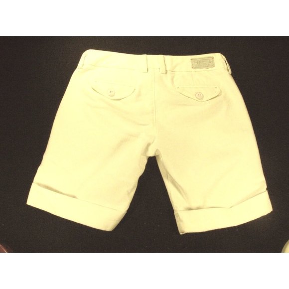 Lucky Brand Womans Jean Shorts 6 White Bermuda Denim - Picture 2 of 10